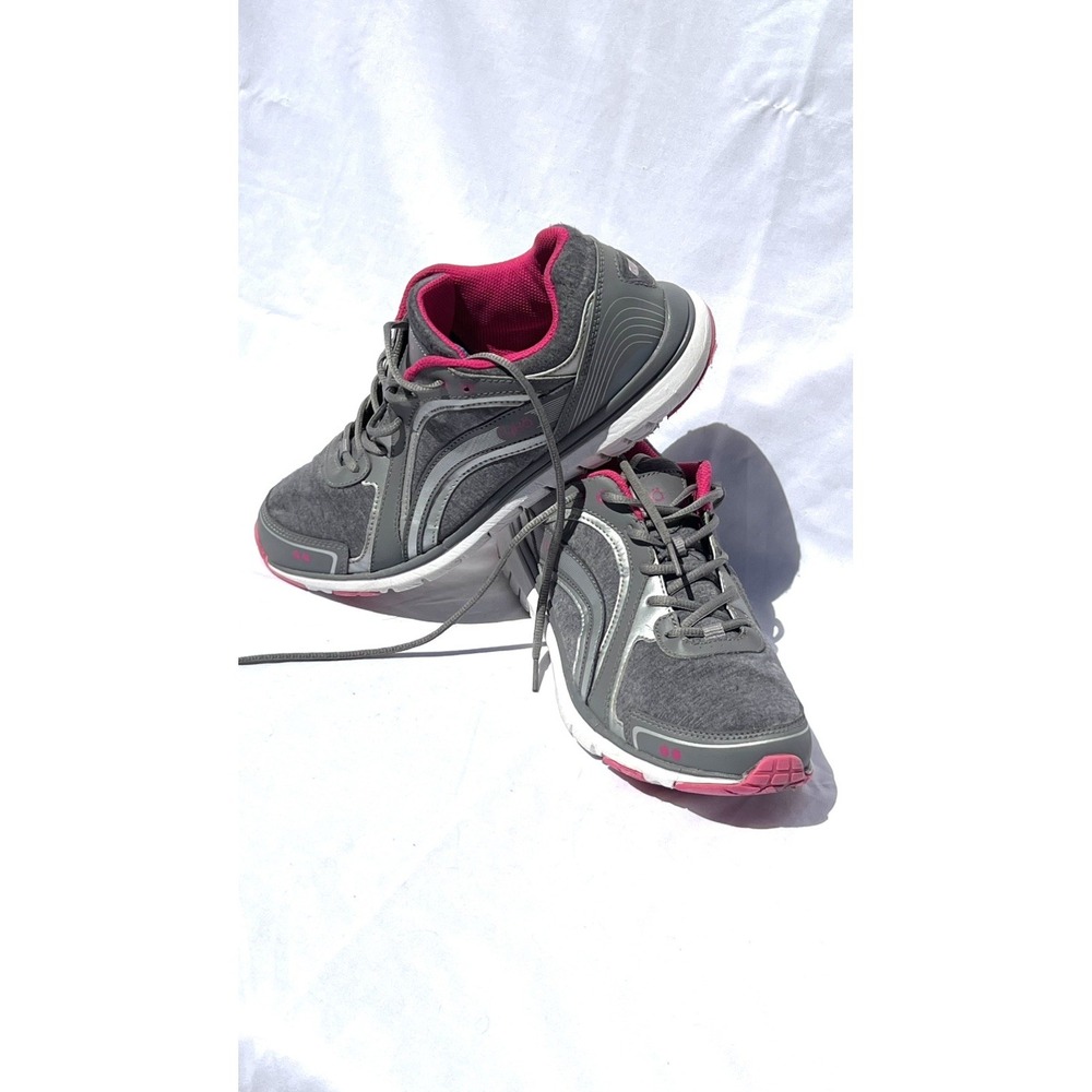 Ryka Aries Gray/pink Women's Textile Athletic Walking Shoes 9.5 M NWOT